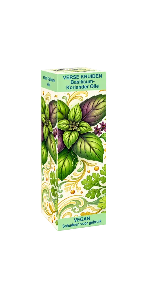 Verse Kruidenolie, Basilicum 60ml